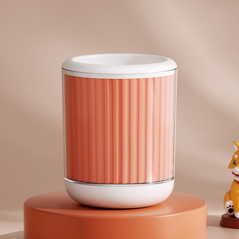 Basic small orange pet paw cleaning cup