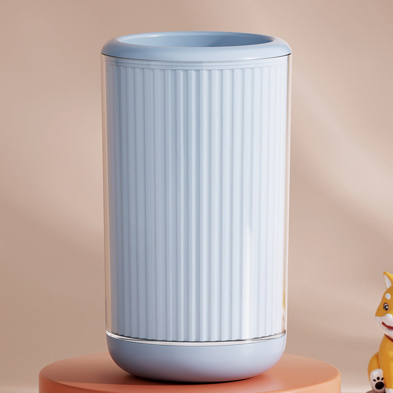 Basic large blue pet paw cleaning cup