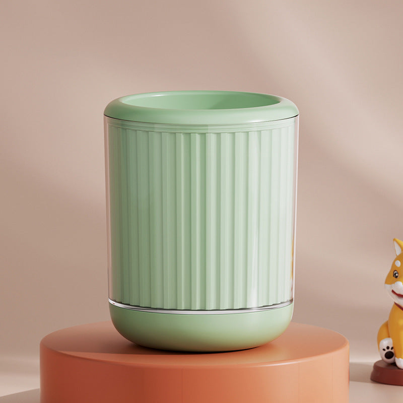 Basic small green pet paw cleaning cup