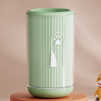 Cartoon large green pet paw cleaning cup