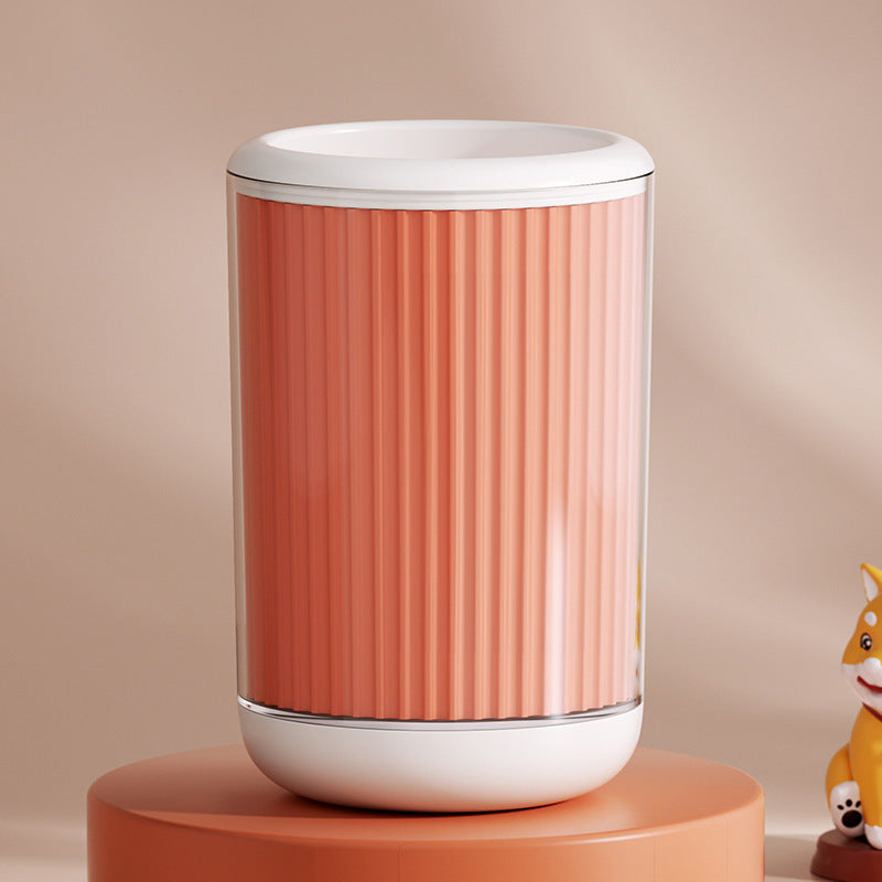 Basic medium orange pet paw cleaning cup