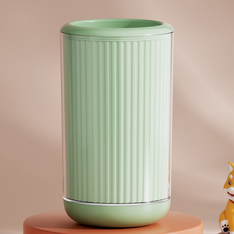 Basic large green pet paw cleaning cup
