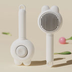 Gray pet massage and deshedding comb variant.